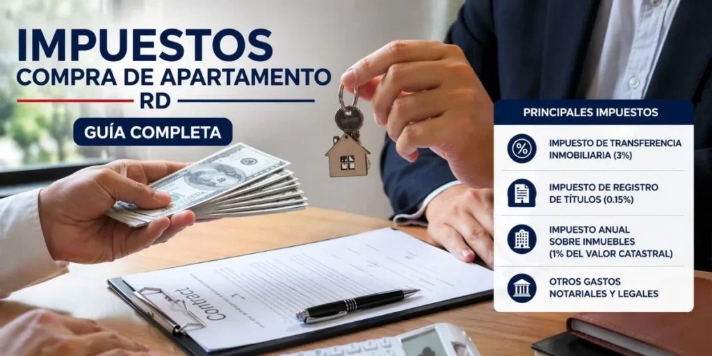 Impuestos compra de apartamento RD
