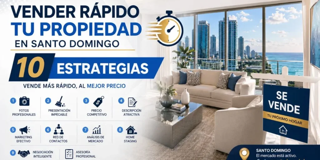Vender rapido tu propiedad en Santo Domingo 10 Estrategias